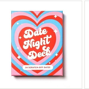 Date Night Scratch Off Cards - Red and Pink